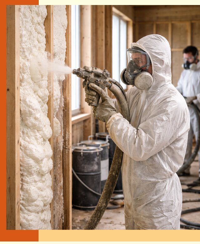 Утепление каркасного дома пенополиуретаном в Шарыпово