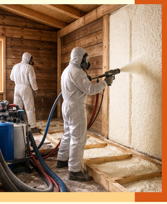 Утепление бани ппу в Шарыпово под ключ от 4244 руб./м2 | ТепломастерШрп - напыление и монтаж ппу