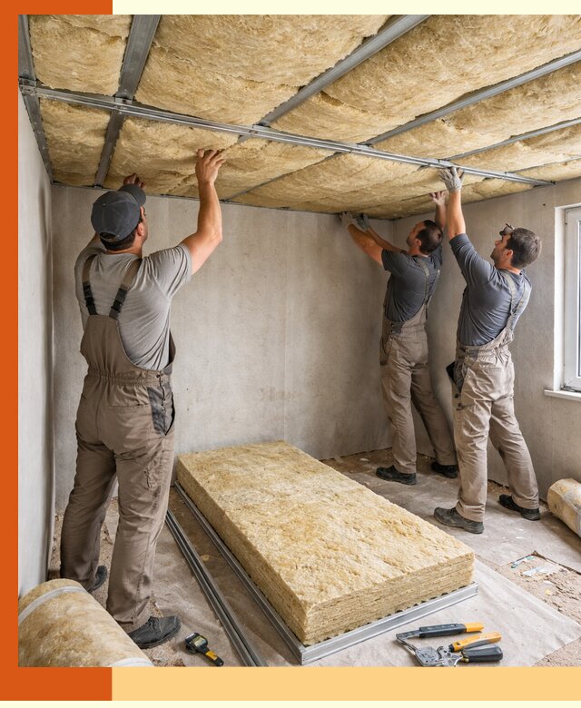 Утепление потолка в Шарыпово — тепло и без сквозняков