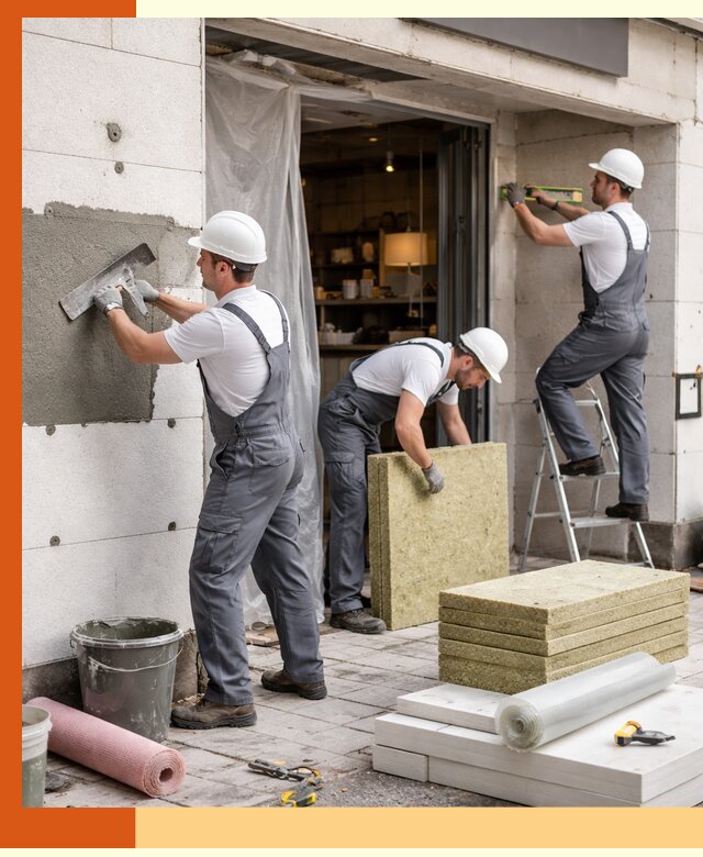 Утепление кафе в Шарыпово: профессиональная теплоизоляция и монтаж